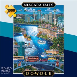 Buffalo Games - Eric Dowdle - Niagara Falls - 1000 Piece Jigsaw Puzzle for Adults -Challenging Puzzle Perfect for Game Nights - Finished Size is 26.75 x 19.75