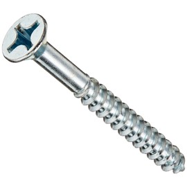The Hillman Group Hillman 40856 Zinc Flat-Head Phillips Wood Screws (#12 x 2"), 2 inches