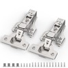 Chibery 4 Pack 1/4" Partial Overlay Soft Close Concealed Hinge