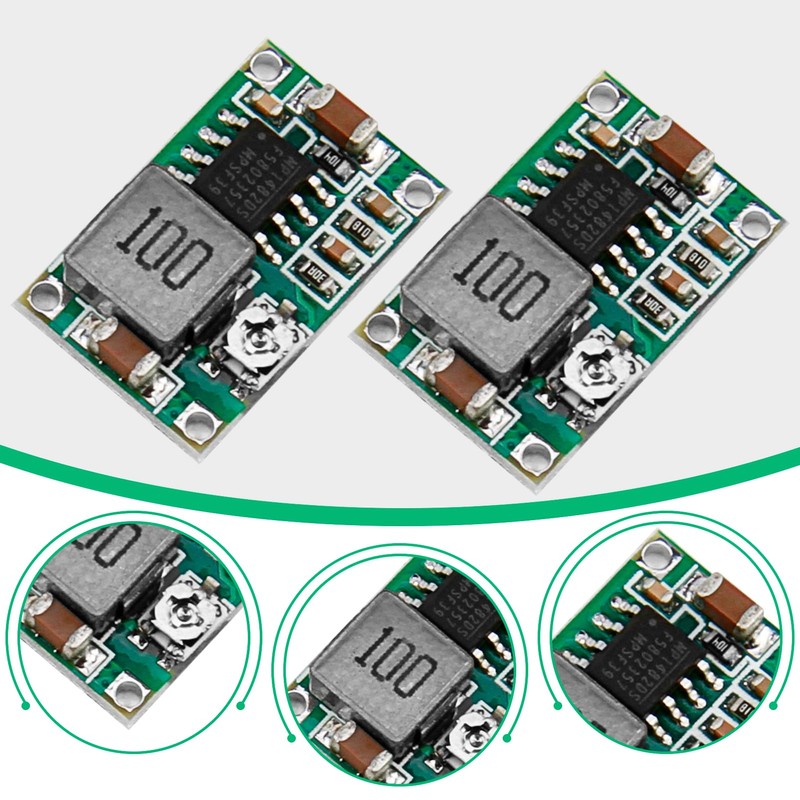Pack of 6 DC-DC Step Down Converter Mini 360, Adjustable