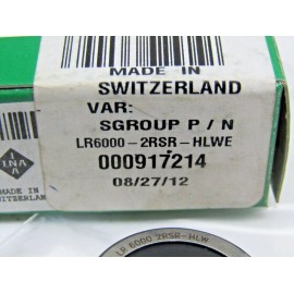 INA LR6000-2RSR 10mm X 28mm X 8mm Sealed Yoke Roller Linear Track Bearing