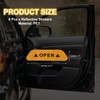 PATIKIL Car Door Open Warning Reflective Stickers Night Safety Warning