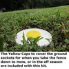 Ground Sockets with Yellow Cover Cap for Lining Fields, Smart