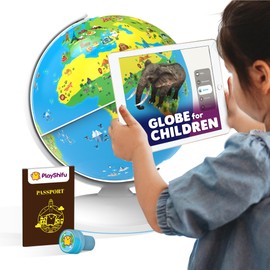 PlayShifu Smart Educational Globe for Kids, Interactive AR Toy, Ideal for Preschool Learning, Birthday Gift for Boys and Girls, STEM Toy for Kids Ages 4-10