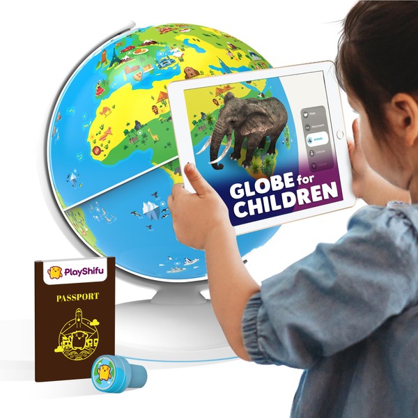 PlayShifu Smart Educational Globe for Kids, Interactive AR Toy, Ideal