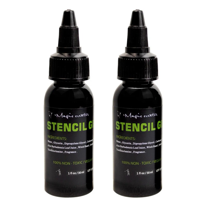 Pega Stencil Gel Hectográfico Para Tatuaje 60 Ml