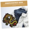 OHPHCALL Practical Coat Patches Iron-on or Sew-on Dragon Designed Decorative