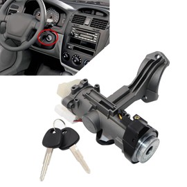 FZJDSD 81900-2DA00 819002DA00 1Set Ignition Lock Cylinder Switch Assembly with 2 Keys Compatible with Kia Spectra 2004-2009 Spectra5 2005-2009 Compatible with Hyundai Elantra 2001-2006