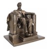 Ebros Bronzed Seated Abraham Lincoln Figurine 8" H Lincoln Memorial