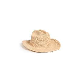 Lack of Color Women's Raffia Cowboy Hat, Natural, Tan, LG (59cm)