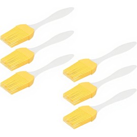 6 Piezas De Brocha para Hornear De Barbacoa De Grado Alimenticio, Brochas De Silicona para Untar Aceite, Mantequilla, Adobos para Adobos De Barbacoa, Pasteles, Salchichas De Pavo