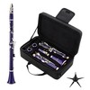 MoResolune Bb Clarinet, Nickel-Plated B Flat Clarinet for Student Beginner
