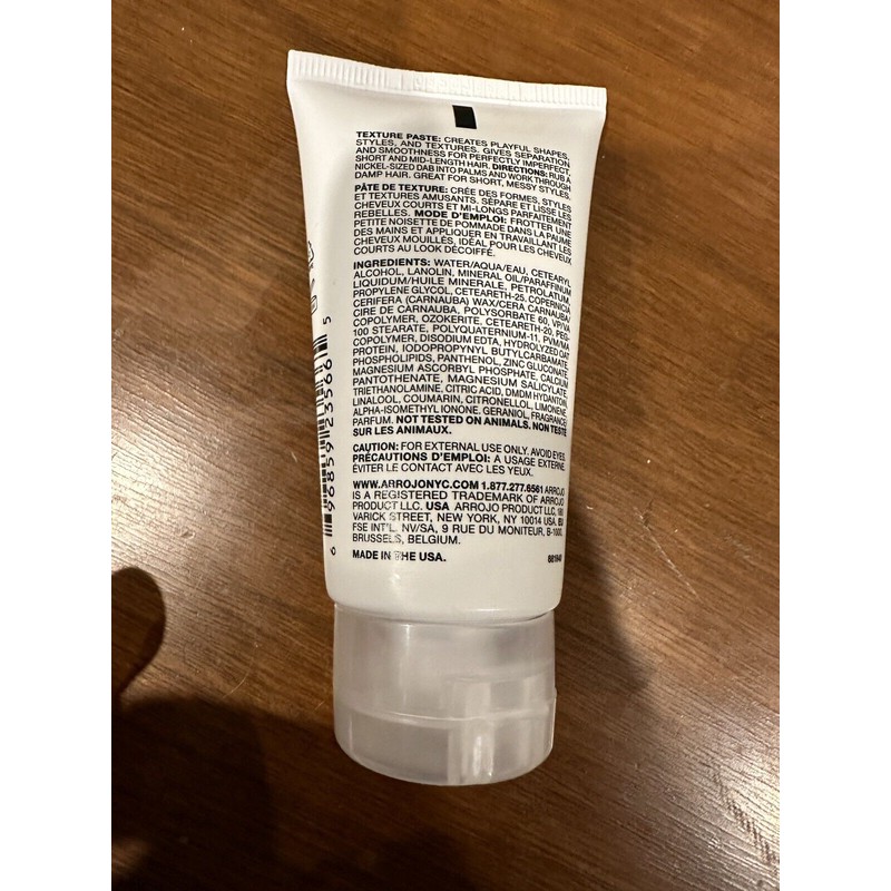 ARROJO Texture Hair Paste – Matte Finish Hair Styling Product