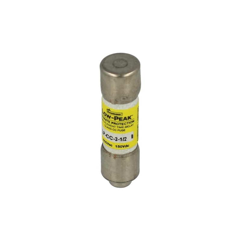 NEW BUSSMANN LP-CC-3-1/2 LOW-PEAK 3-1/2A AMP 600V-AC FUSE D397743