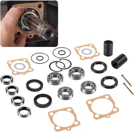 Rear IRS Bearing Kit Fit for Volkswagen VW Type 1 Bug, Karmann GHIA, Type 3 Squareback and Super Beetle, Rear Axle Bearings Seals Kit with Seals, Gaskets, Clips & Spacers