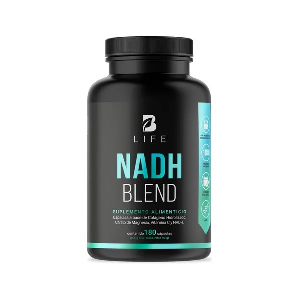 Nadh 20mg 180 Cáps. Con Citrato De Magnesio. Nadh. B