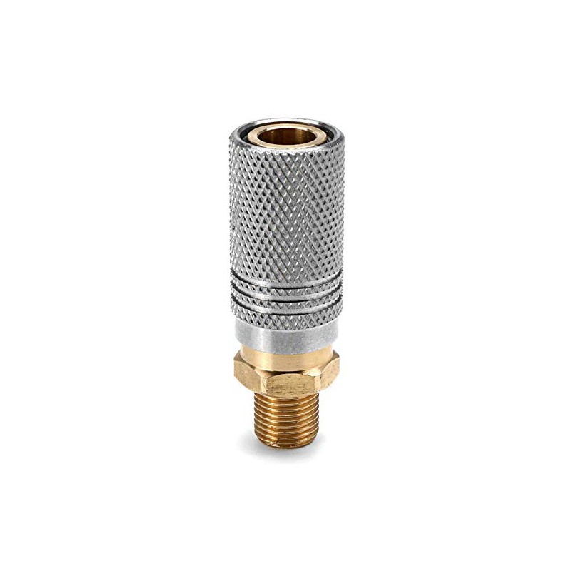 Sknrlko Metal Extended PCP Air Charging Quick Release Adapter Socket