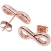 LuckyLy Set Joyería para Mujer Acero Inoxidable Baño Oro Rosa