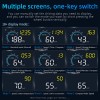 Speedometer Digital HUD Head Up Display OBD2 GPS Projector Overspeed