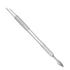 Creatiee Professional Cuticle Pusher and Remover, Stainless Steel Double-Ended Nail