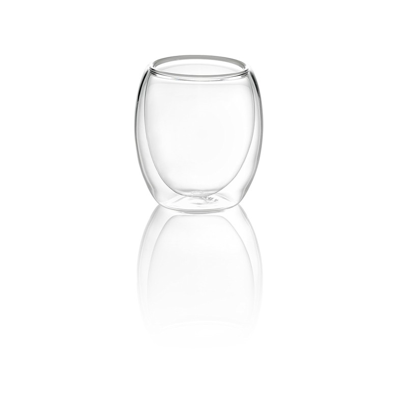 TEASOUL GLASSBECHER DOPPELSCHICH 80 ml, Glas, Mehrfarbig