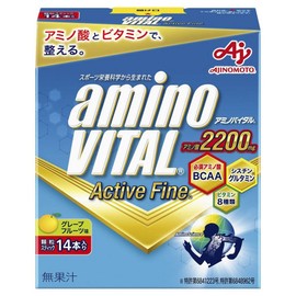Amino Vital Active Fine Amino Acid 2200mg Grapefruit Flavor Granules 14 Pieces, 1 Piece, 34.7g / 아미노바이탈 액티브 파인 아미노산 2200mg 자몽맛 과립 14개입, 1개, 34.7g