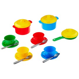 TechnoK 2209 1 in The Grid Tableware Set, 19 x 13 x 11 cm, Multi-Coloured