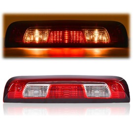 PIT66 Rear High Mount 3rd Third Brake light Compatible With Chevy Silverado/GMC Sierra 1500 2500 3500 2015 2016 2017 2018 2019 2020 2021 23509162 84900397 Bulb RED