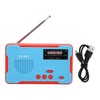 Emergency Radio Rechargeable Battery Powered AM FM Solar Hand Crank