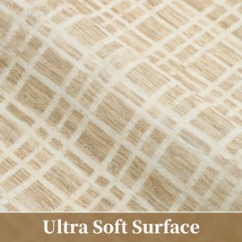 GlowSol Washable Rug 5x7 Area Rugs Modern Yellow Rug Low Pile Area Rug Farmhouse Non Slip Floor Mat Ultra Soft Area Rugs for Living Room Bedroom Office Dining Room Yellow 5'x7'