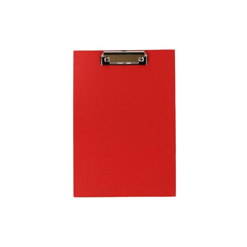 D.RECT Clipboard Writing Board A4 PVC Film Linen Embossed Red