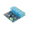 JESSINIE 12V 4 Channels Bluetooth Relay Module 4 Way Bluetooth
