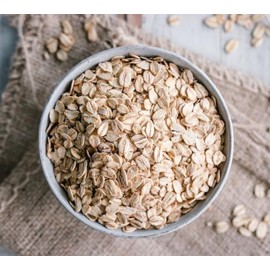 Regular Rolled Oats, Bulk, Oatmeal, Breakfast Food, Non-Gmo, High Fiber (25 Pounds)