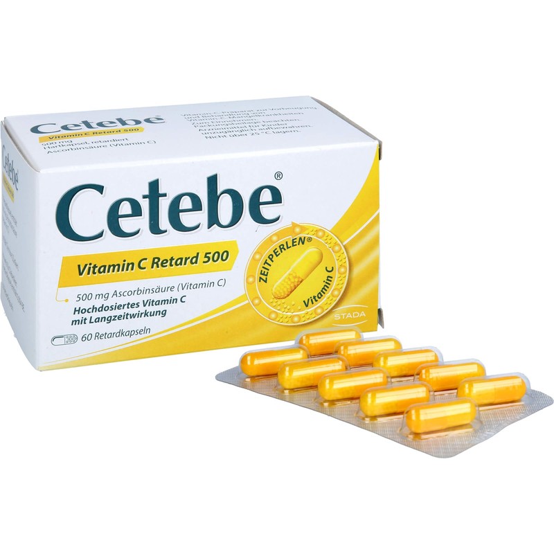 Glaxosmithkline Consumer Healthcare Cetebe Vitamin C Retard500, 60 Stück