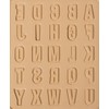 Heyda Stamp Set "Letters & Numbers 2" White