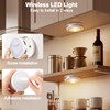 Bwaoo LED Puck Lights 6 Pack, Wireless Under Cabinet &