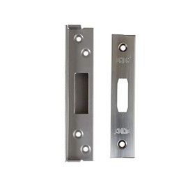 Union Locks Strongbolt 2100 Mortice Deadlock Rebate Kit 13mm - Satin Chrome (Boxed)
