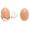Salt and Pepper Shakers,Novelty Egg Shaped Ceramic Set,Combined Kitchen Decor