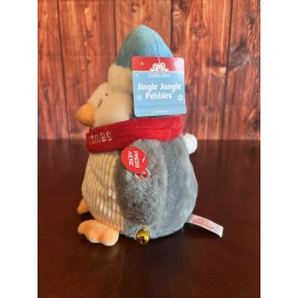 Cuddle Barn Christmas Penguin Stuffed Plush Jingle Bells Animated Stain Feet