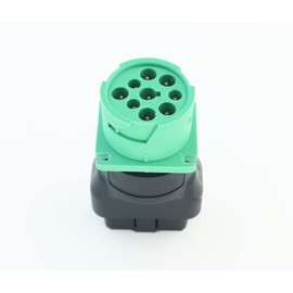 OBD2 Male to Green J1939 Female Adapter