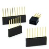Treedix 4 Sets of Stacking Headers Kit Removable Female Heads