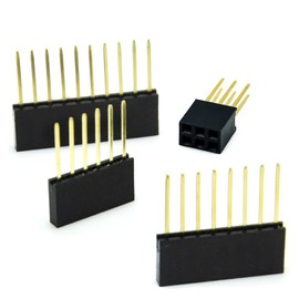 Treedix 4 Sets of Stacking Headers Kit Removable Female Heads Compatible with Arduino UNO R3 (15 Pieces in Total)