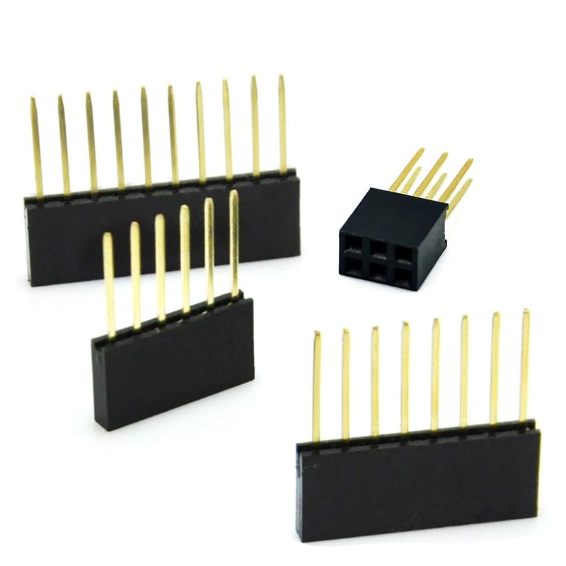 Treedix 4 Sets of Stacking Headers Kit Removable Female Heads
