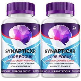 SynapticXR (2 Pack) SynapticXR Brain Supplement Capsules – Synaptic XR All-Natural Maximum