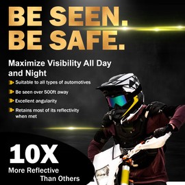 Reflective Reflective Tape Reflective Film Safety Warning Tape Waterproof Reflective Film Cars Motorcycles Helmet Bicycle Made with 3 M Diamond Grade (4083_ 5mm X 5meter Yellow)