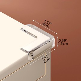 Meiyea 8 Pcs Children's Corner Protectors,Transparent Protectors,Strong Adhesion,Suitable For Wood,Glass,Plastic,Etc
