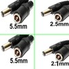 RUNCCI-YUN Pack of 24 Hollow Plugs 5.5 x 2.5 mm