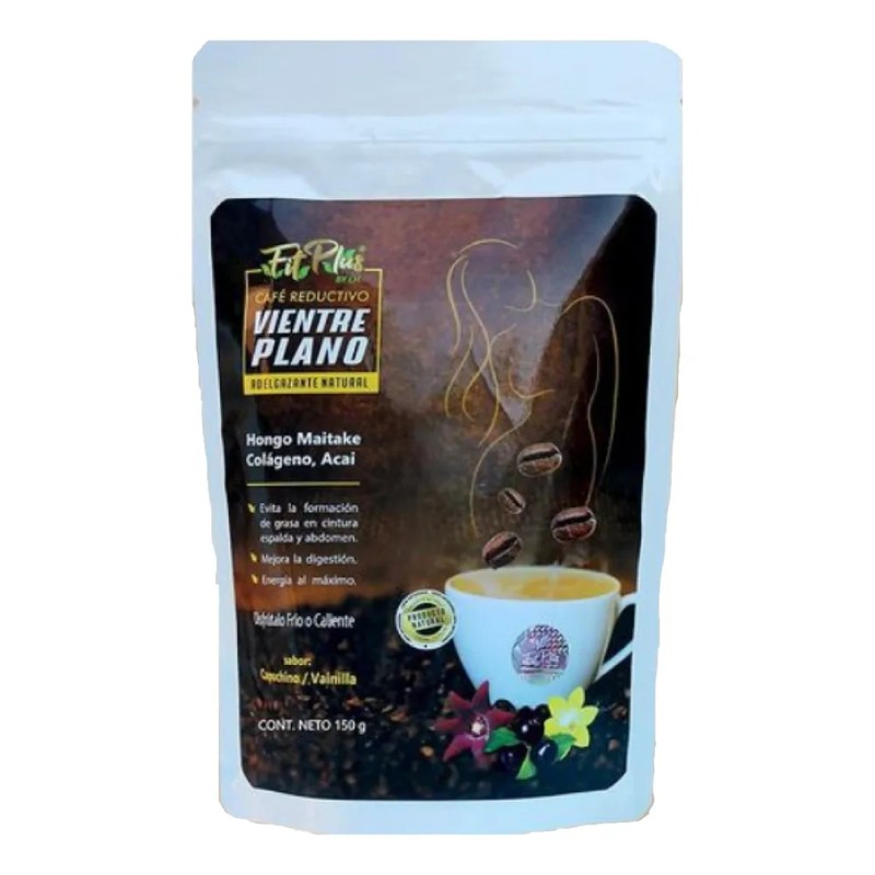 Café Vientre Plano Capuchino Vainilla 150grs Fit Plus