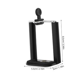 TEHAUX 2PCS U Shape Selfie Clip Phone Tripod Adapter for Smartphones Durable Safe No Screen Contact Design for Photography Use