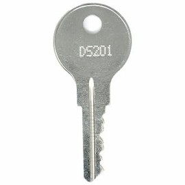 Cabinet Lock DS224 Replacement Keys: 2 Keys